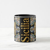 Sicilia Sicilian Pattern Classic Mok, 11 oz Mok (Midden)