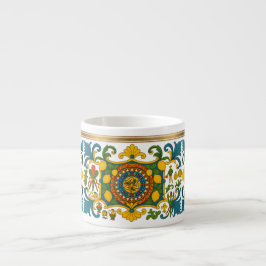 Sicilia Sicilian Pattern Espresso Cup Espresso Kop