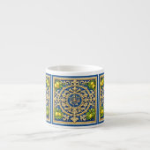 Sicilia Sicilian Pattern Espresso Cup Kop (Voorkant)