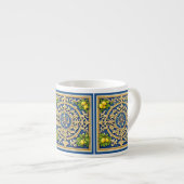 Sicilia Sicilian Pattern Espresso Cup Kop (Voorkant rechts)