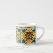 Sicilia Sicilian Pattern Espresso Cup Kop (Rechts)