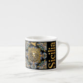 Sicilia Sicilian Pattern Espresso Kop (Rechts)