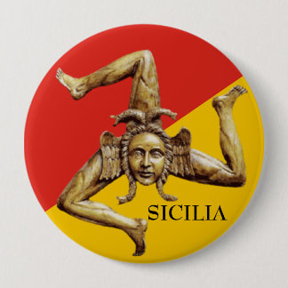 Sicilia (Sicilië) Ronde Button 4,0 Cm
