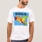 Sicilia, Sicilië T-shirt (Voorkant)