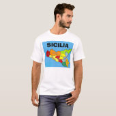 Sicilia, Sicilië T-shirt (Voorkant volledig)