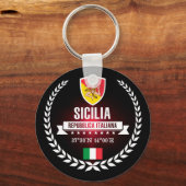 Sicilia Sleutelhanger (Voorkant)