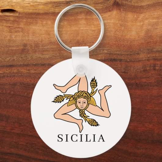 Sicilia Sleutelhanger (Voorkant)