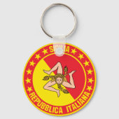 Sicilia Sleutelhanger (Achterkant)