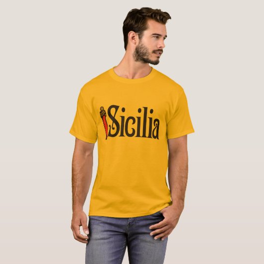 Sicilia t-shirt (Voorkant volledig)