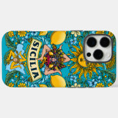 Sicilia Trinacria iPhone 16 Pro Max hoesje (Achterkant (horizontaal))