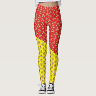 SICILIA Trinacria Siciliaanse kleuren Leggings