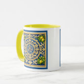Sicilia Trinacria Sicilian design Mok (Voorkant links)