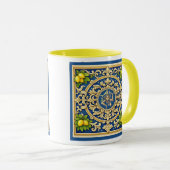 Sicilia Trinacria Sicilian design Mok (Voorkant rechts)