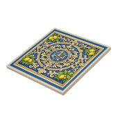 Sicilia Trinacria Sicilian design  Tegeltje (Zijkant)