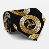 Sicilia (Trinacria-symbool) Premium Golden-Stropda Stropdas (Opgerold)