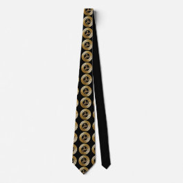 Sicilia (Trinacria-symbool) Premium Gouden Herenst Stropdas