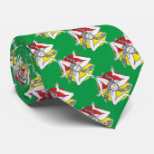 Sicilia (Trinacria-symbool) Premium-Stropdas Stropdas (Opgerold)