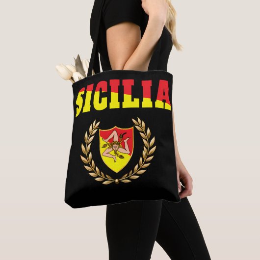 Sicilia Trinacria Tote Bag (Dichtbij)