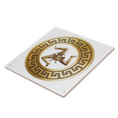 Sicilia Trinacria Wall Tegel Tegeltje (Zijkant)