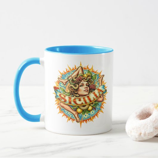 Sicilia Trinacria Zon Mok (Met donut)