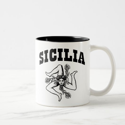Sicilia Tweekleurige Koffiemok (Rechts)