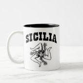 Sicilia Tweekleurige Koffiemok (Links)