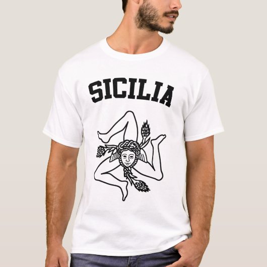 Sicilia Wapen T-shirt (Voorkant)