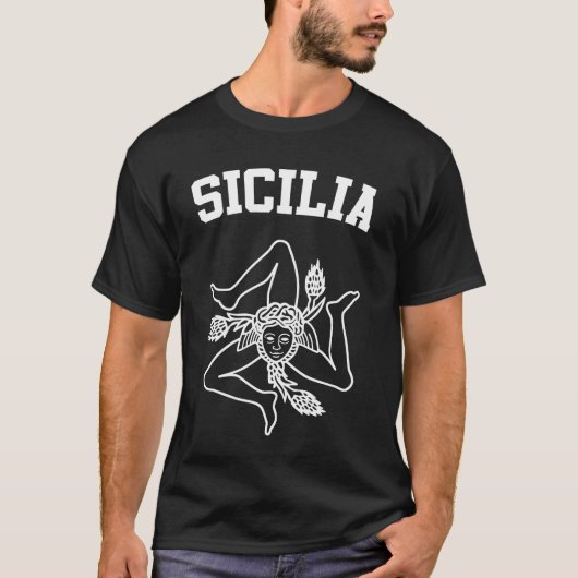 Sicilia Wapen T-shirt (Voorkant)