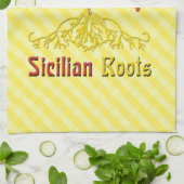Siciliaans-Amerikaanse rots-tea-handdoeken Theedoek (Gevouwen)