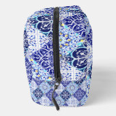 Siciliaans blauw Mediterraan citrus keramische teg Toilettasje (Rechts)