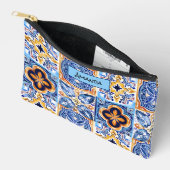 Siciliaans Blauw Wit Mediterraan keramische tegels Etui (Open)