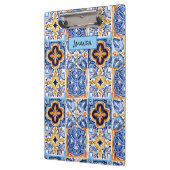 Siciliaans Blauw Wit Mediterraan keramische tegels Klembord (Links)