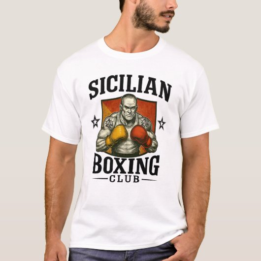 Siciliaans Boksen T-Shirt (Voorkant)