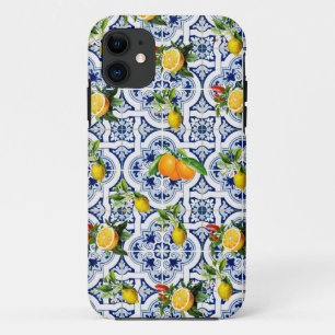 Siciliaans citroenpatroon Case-Mate iPhone case