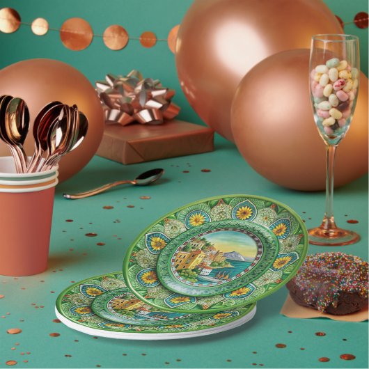 Siciliaans Groen: Melamine Paper Bord (Multi)