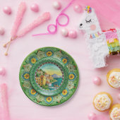 Siciliaans Groen: Melamine Paper Bord (Feest)
