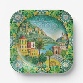 Siciliaans Groen: Melamine Paper Bord