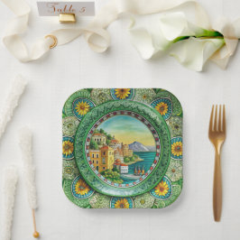 Siciliaans Groen: Melamine Paper Bord