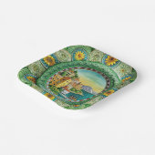 Siciliaans Groen: Melamine Paper Bord (Gebogen)