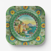 Siciliaans Groen: Melamine Paper Bord (Voorkant)