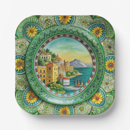 Siciliaans Groen: Melamine Paper Bord