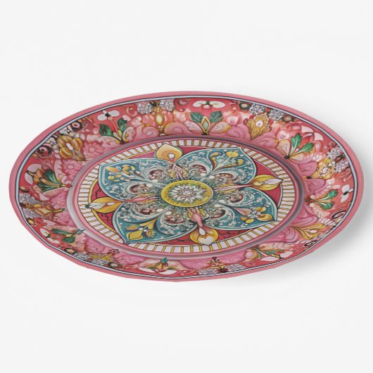 Siciliaans Groen: Melamine Paper Bord (Gekanteld)