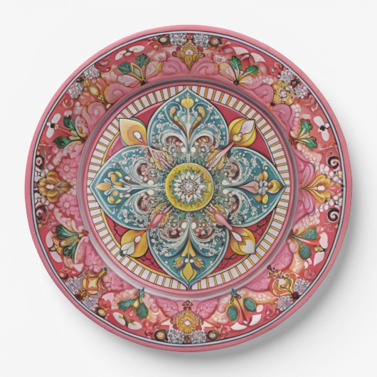 Siciliaans Groen: Melamine Paper Bord (Voorkant)