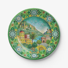 Siciliaans Groen: Melamine Paper Bord