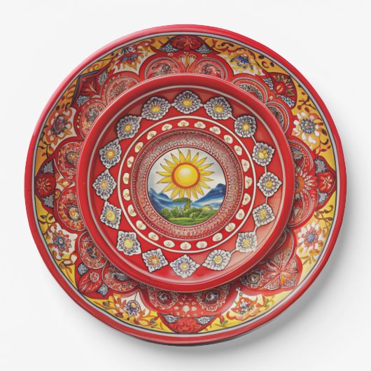 Siciliaans Groenboek Melamine Bord (Voorkant)