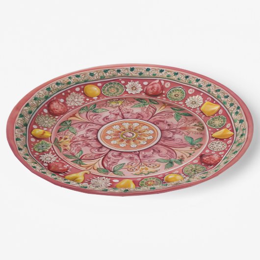 Siciliaans Groenboek Melamine Bord (Gekanteld)