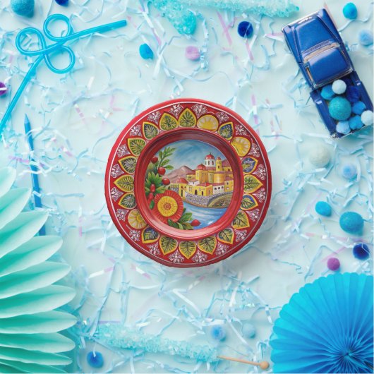 Siciliaans Groenboek Melamine Bord (Feest)