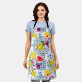 Siciliaans, Italiaans, majolica-patroon Schort (Gedragen)