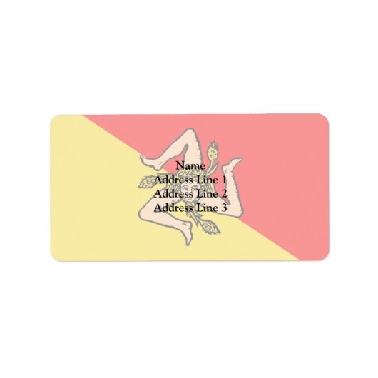 Siciliaans, Italië Etiket (Voorkant)