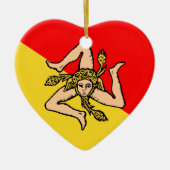 Siciliaans, Italië Keramisch Ornament (Voorkant)